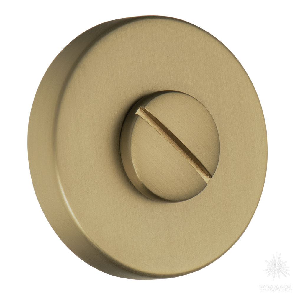 RO12W6 GB ROSET Накладка с поворотной кнопкой, матовая латунь