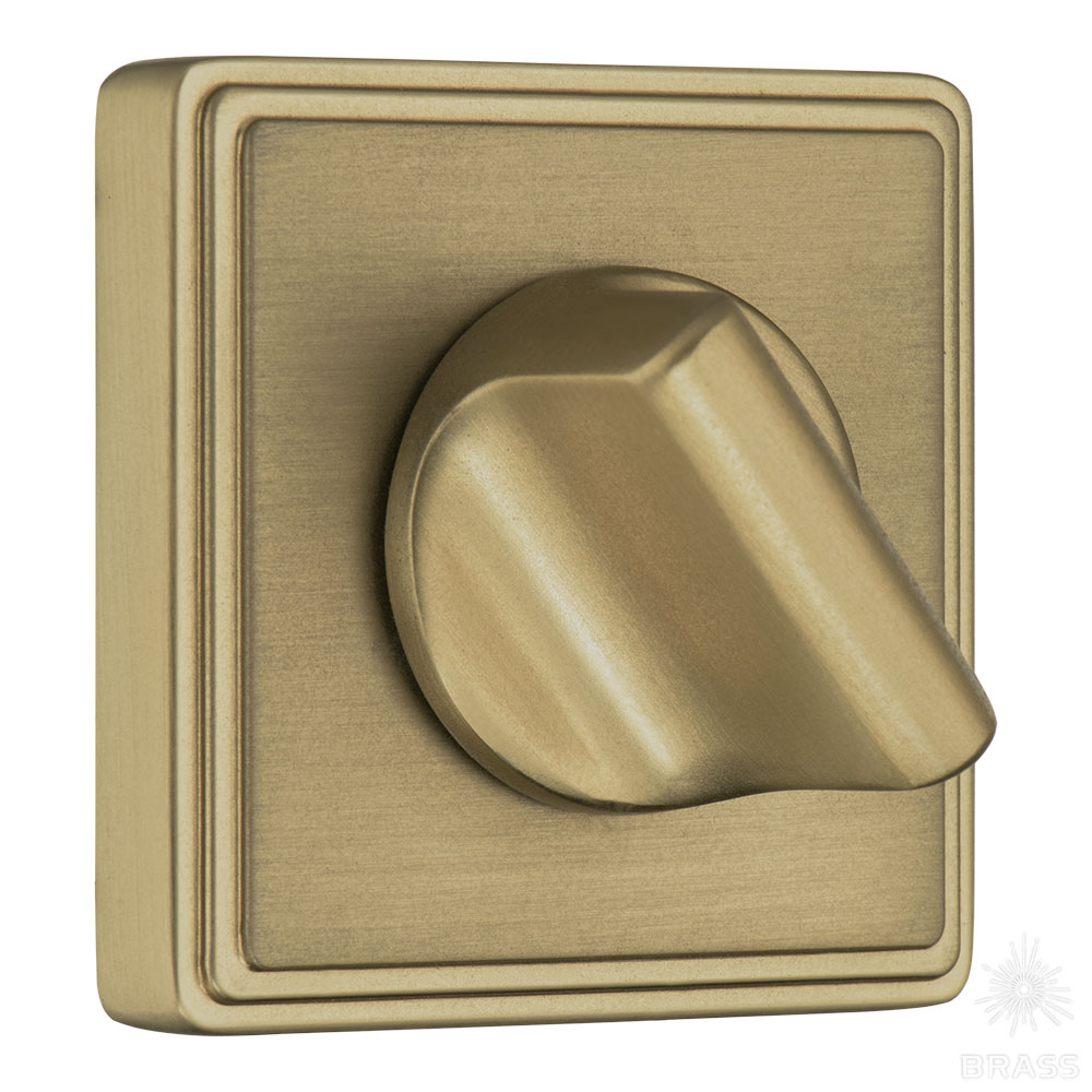 RO17W6 GB ROSET Накладка с поворотной кнопкой, матовая латунь