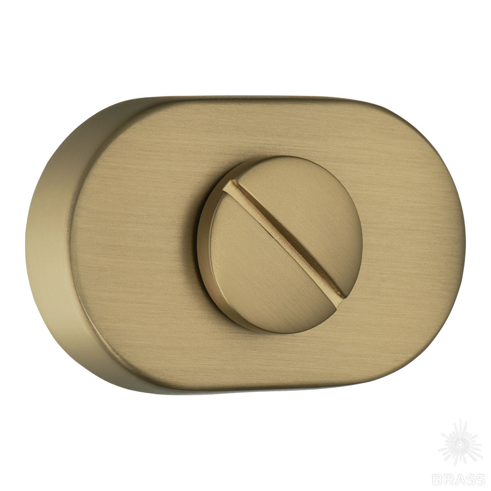 RO16W6 GB ROSET Накладка с поворотной кнопкой, матовая латунь