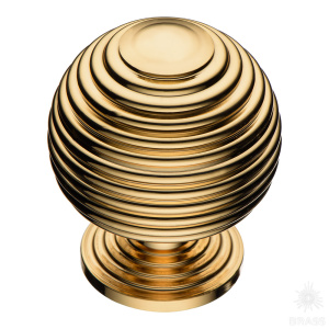 1930 0034 Big Gold Ручка кнопка, глянцевое золото