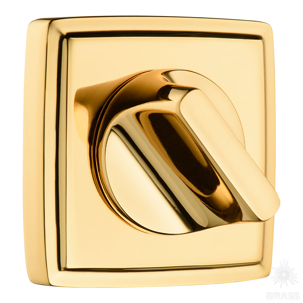 9165 MP11 WC ROSETTE Накладка с поворотной кнопкой, глянцевое золото (комплект 2 шт)