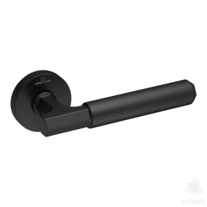 5126 010MP24 IRIS Ручка дверная, чёрный (комплект 2 шт)