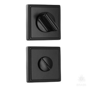 RO17W6 AL6 ROSET Накладка с поворотной кнопкой, чёрный