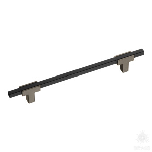 778-160-Titanium-Matt Black Ручка рейлинг, графит/чёрный 160 мм