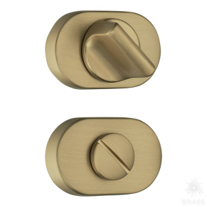RO16W6 GB ROSET Накладка с поворотной кнопкой, матовая латунь