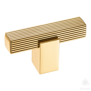 9214 0008 GL-GL Ручка кнопка, глянцевое золото