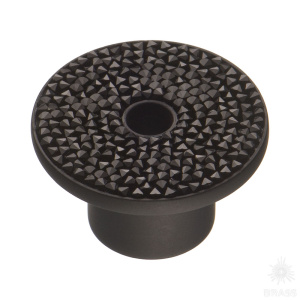 STONE16/N-SW/N Ручка кнопка c кристаллами Swarovski, чёрный 16 мм