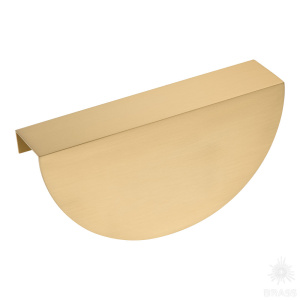 1233-200-Champagne Gold Ручка торцевая, матовая латунь 160 мм
